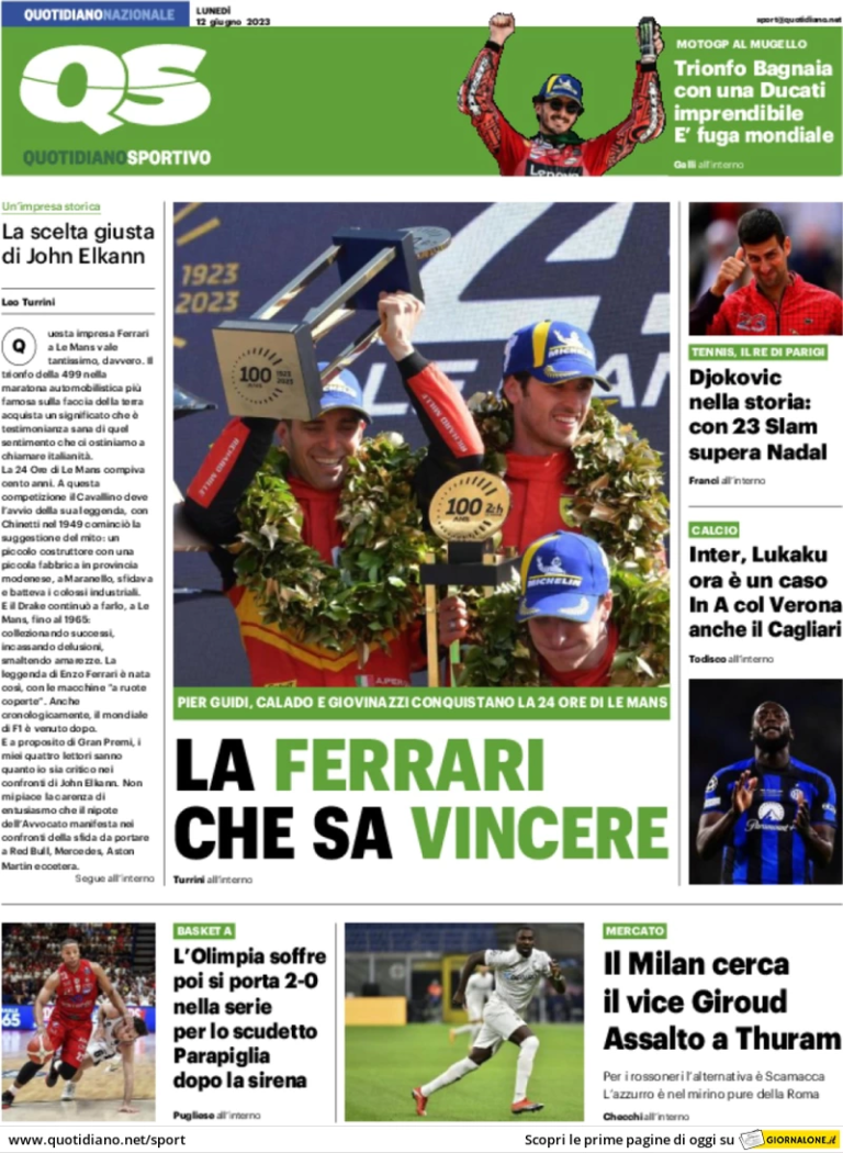 ''QS''Quotidiano Sportivo