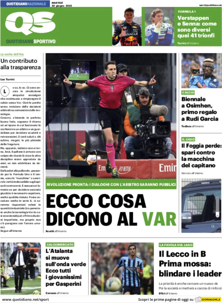 ''QS'' Quotidiano Sportivo