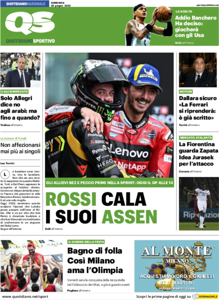 ''QS'' Quotidiano Sportivo