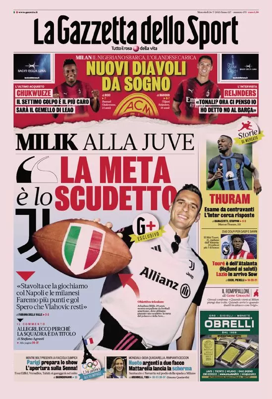 Gazzetta Dello Sport 🇮🇹