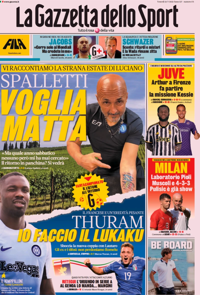 Gazzetta Dello Sport 🇮🇹