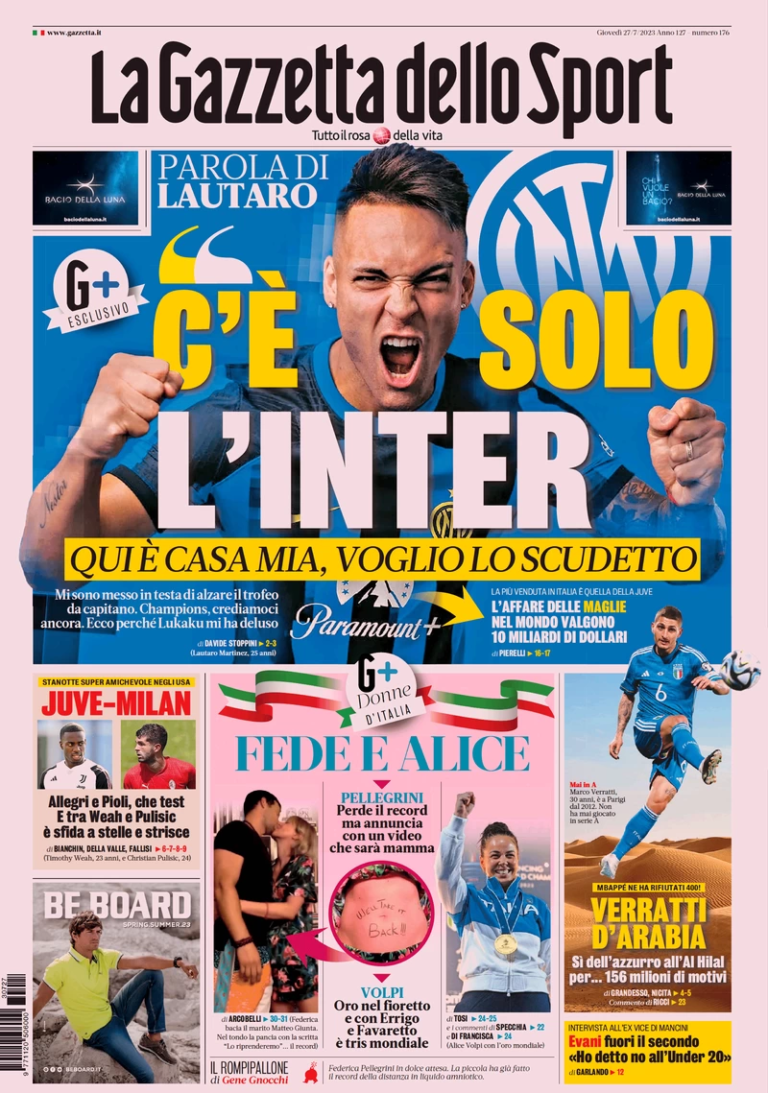 Gazzetta Dello Sport 🇮🇹