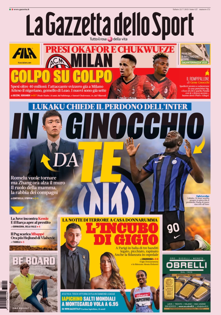 Gazzetta Dello Sport 🇮🇹