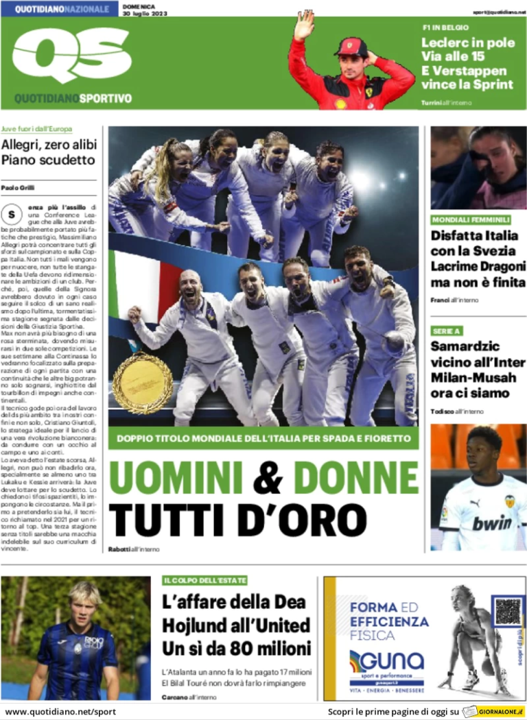 ‘’QS’’ Quotidiano Sportivo 🇮🇹