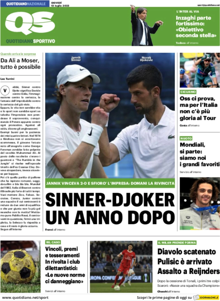 ''QS'' Quotidiano Sportivo