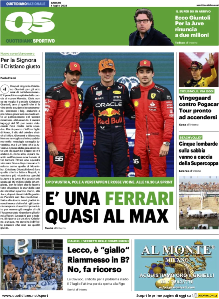 ''QS'' Quotidiano Sportivo