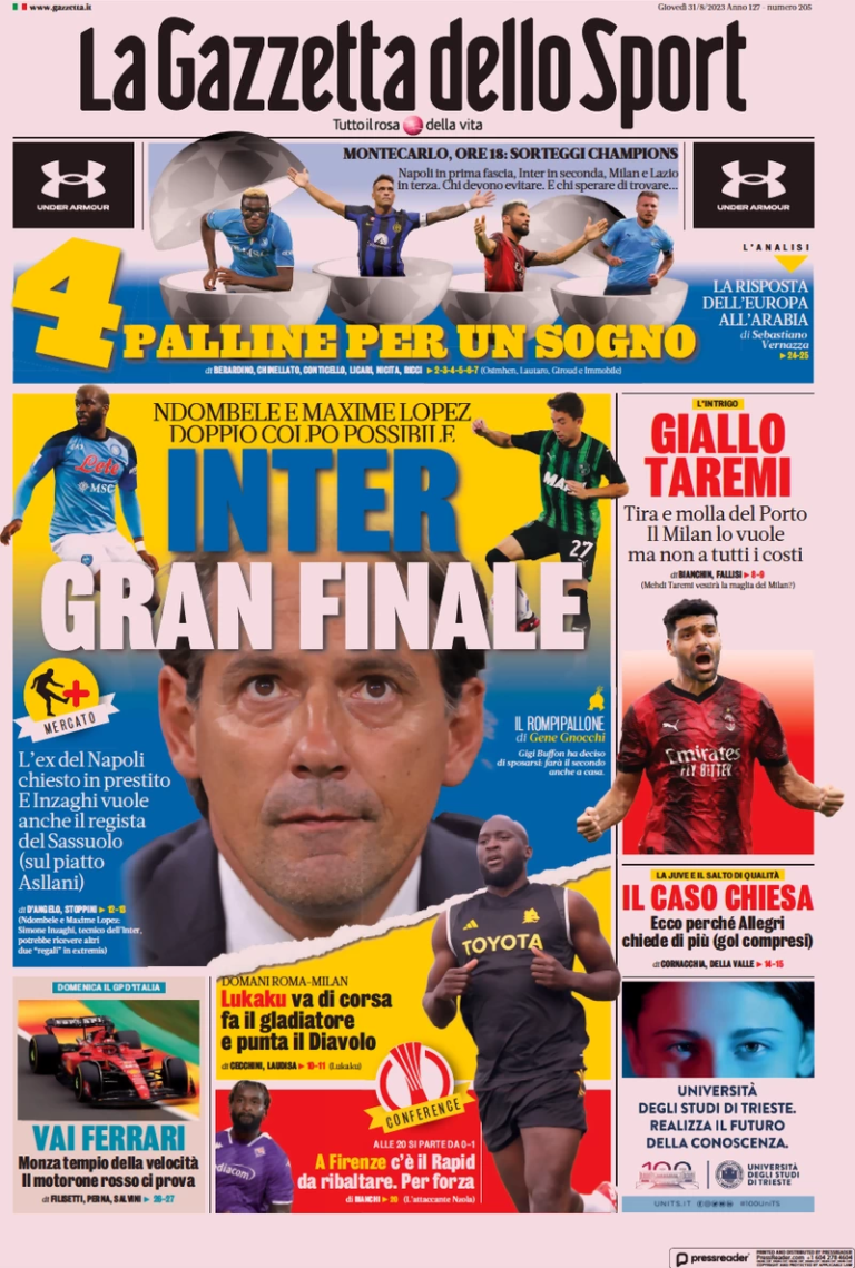 Gazzetta Dello Sport🇮🇹