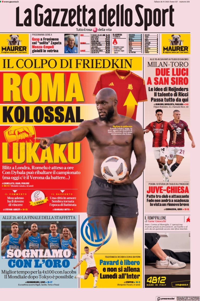 Gazzetta Dello Sport🇮🇹