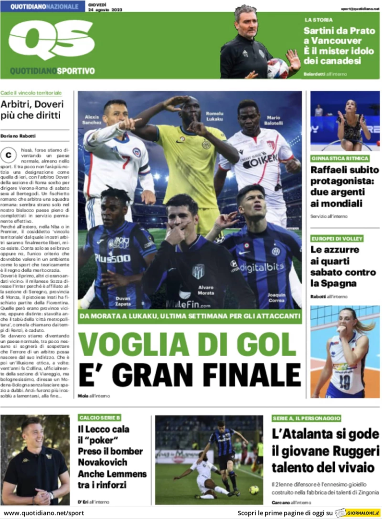 ‘’QS’’ Quotidiano Sportivo 🇮🇹