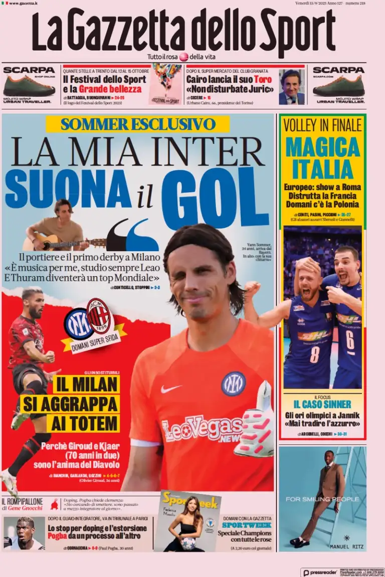 Gazzetta Dello Sport🇮🇹