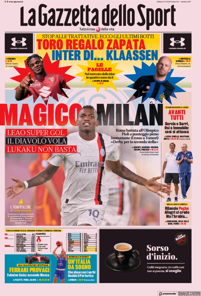 Gazzetta Dello Sport🇮🇹