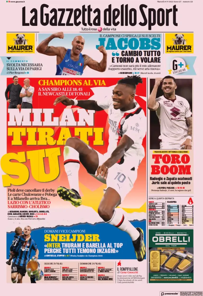 Gazzetta Dello Sport🇮🇹